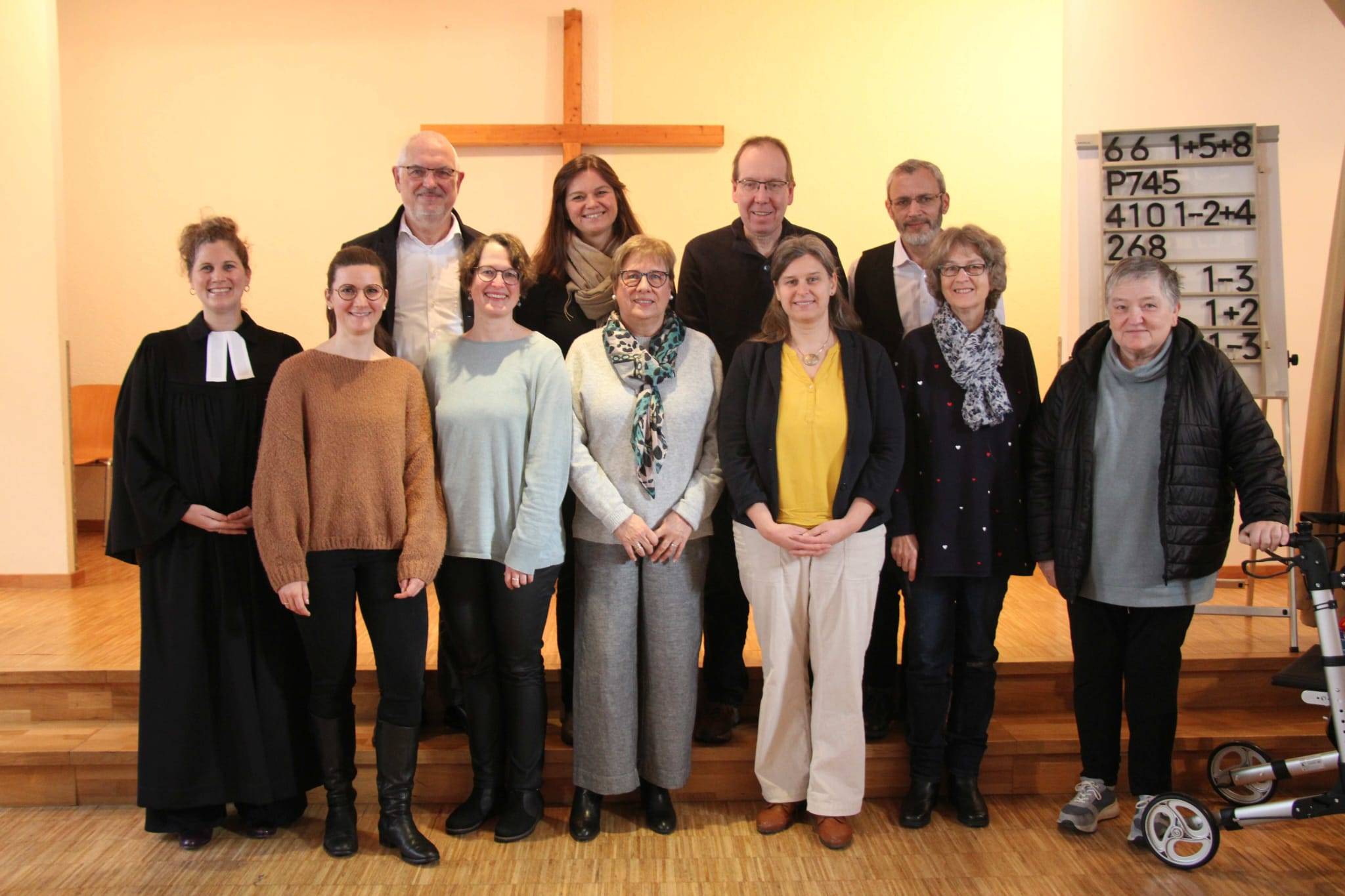 Neuer und alter Kirchengemeinderat